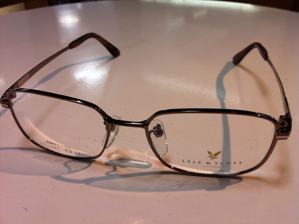 LYLE&SCOTT（ライルアンドスコット） 紳士用メガネフレーム 新品 52サイズ - めがね、コンタクト用品 -【garitto】