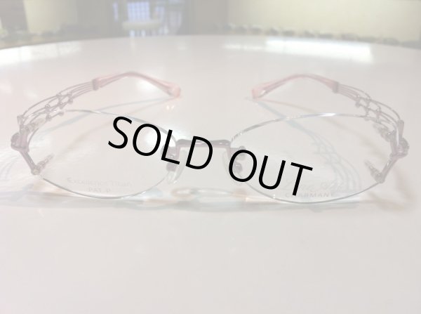 画像2: LINE ART（ラインアート） メガネフレーム 新品　婦人用　53サイズ (2)
