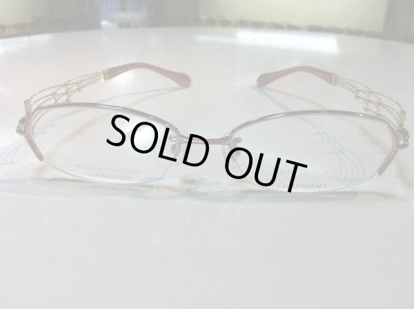 画像2: LINE ART（ラインアート） メガネフレーム 新品　婦人用　52サイズ (2)
