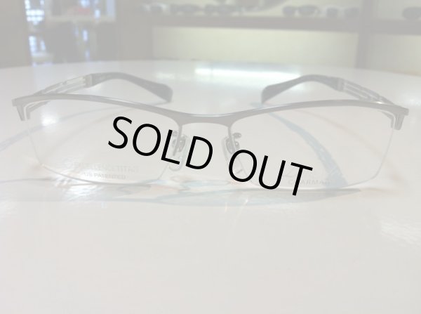 画像2: LINE ART（ラインアート） メガネフレーム 新品　紳士用　54サイズ (2)