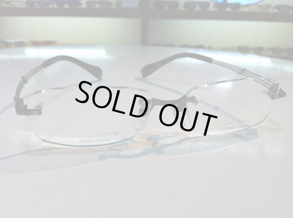 画像3: LINE ART（ラインアート） メガネフレーム 新品　紳士用　54サイズ (3)