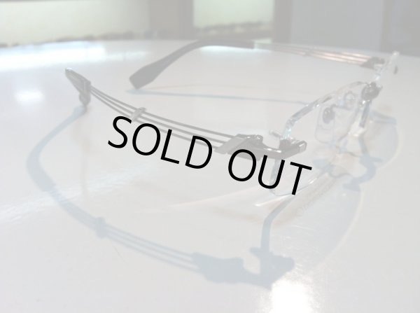 画像4: LINE ART（ラインアート） メガネフレーム 新品　紳士用　54サイズ (4)