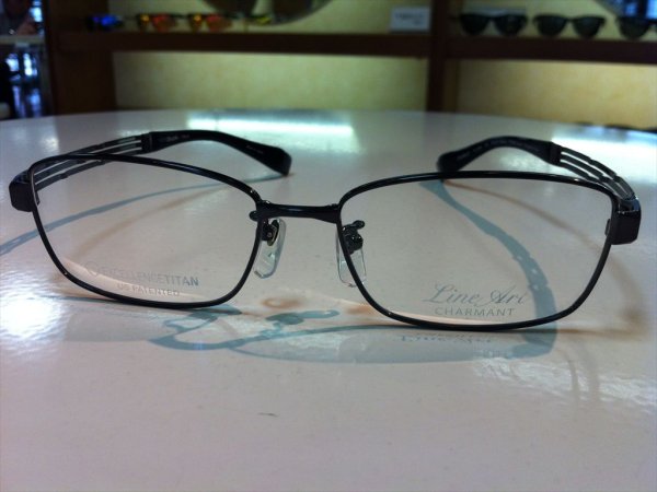 画像5: LINE ART（ラインアート） メガネフレーム 新品　紳士用　54サイズ (5)