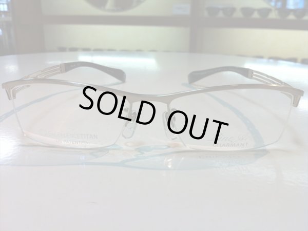 画像2: LINE ART（ラインアート） メガネフレーム 新品　紳士用　54サイズ (2)