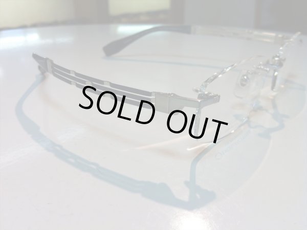 画像4: LINE ART（ラインアート） メガネフレーム 新品　紳士用　54サイズ (4)