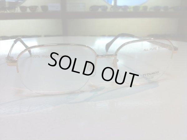 画像3: TITANOS（チタノス） メガネフレーム 新品 56サイズ (3)