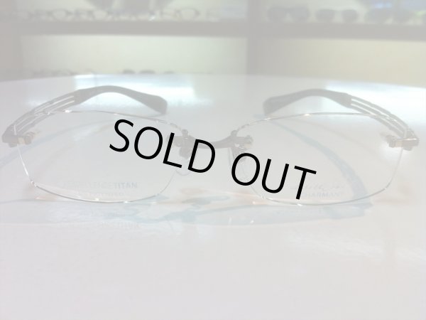 画像2: LINE ART（ラインアート） メガネフレーム 新品　紳士用　54サイズ (2)