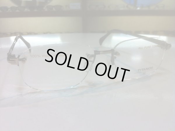 画像3: TITANOS（チタノス） メガネフレーム 新品 55サイズ (3)