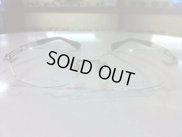 画像2: LINE ART（ラインアート） メガネフレーム 新品　紳士用　54サイズ (2)