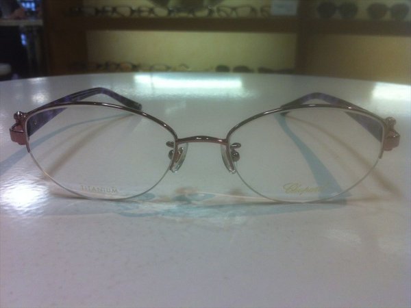 画像2: Chopard（ショパール） メガネフレーム 最高級婦人用 52サイズ 新品 (2)