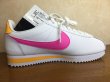 画像2: NIKE（ナイキ）  CLASSIC CORTEZ LEATHER（クラシックコルテッツレザー） スニーカー 靴 ウィメンズ 新品 (33) (2)