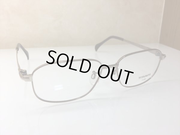 画像3: TITANOS（チタノス） メガネフレーム 新品 56サイズ (3)