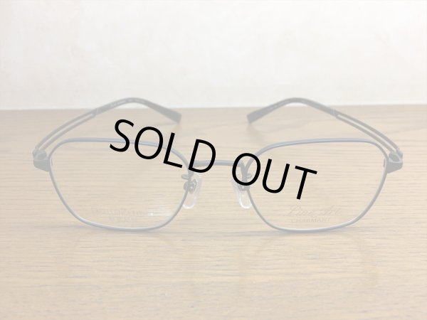 画像2: LINE ART（ラインアート） メガネフレーム 新品　紳士用　50サイズ (2)