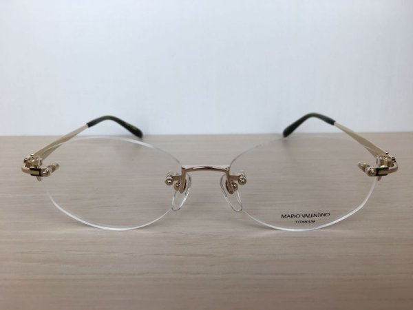 画像2: MARIO VALENTINO（マリオバレンチノ） メガネフレーム　婦人用　52サイズ (2)