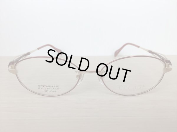 画像2: ECLAGE（エクラージュ） メガネフレーム 婦人用 51サイズ 新品 (2)