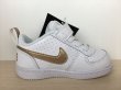 画像2: NIKE（ナイキ） COURT BOROUGH LOW EP TDV（コートバーロウLOW EP TDV） スニーカー 靴 ベビーシューズ 新品 (1116) (2)