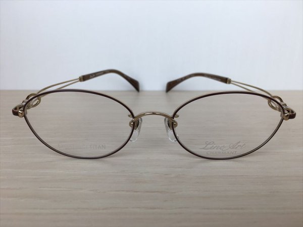 画像2: LINE ART（ラインアート） メガネフレーム 婦人用 51サイズ 新品 (2)