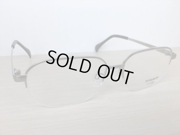 画像3: TITANOS（チタノス） メガネフレーム 新品 56サイズ (3)