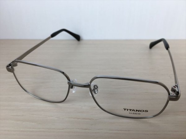 画像1: TITANOS（チタノス） メガネフレーム 新品 54サイズ (1)