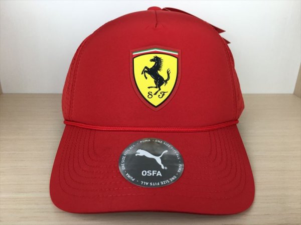 画像2: PUMA（プーマ） Ferrari Race トラッカー Cap（フェラーリレーストラッカーキャップ） キャップ 帽子 メンズ ウィメンズ ユニセックスモデル 新品 (136) (2)