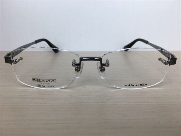 画像2: mila schön（ミラ・ショーン） メガネフレーム 中古 美品 (2)