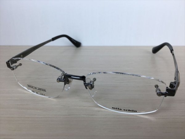 画像1: mila schön（ミラ・ショーン） メガネフレーム 中古 美品 (1)