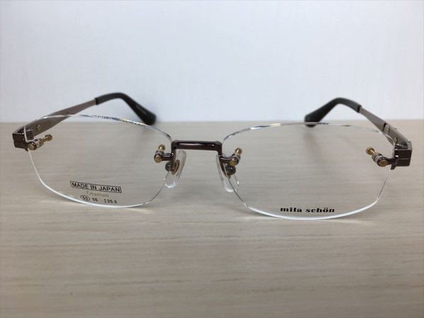画像5: mila schön（ミラ・ショーン） メガネフレーム 中古 美品 (5)