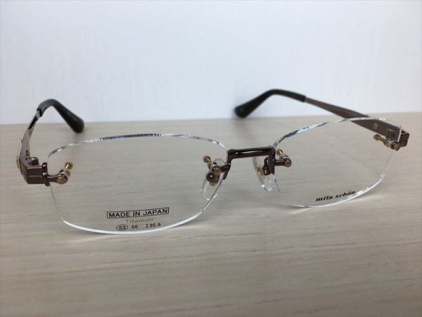 画像3: mila schön（ミラ・ショーン） メガネフレーム 中古 美品 (3)