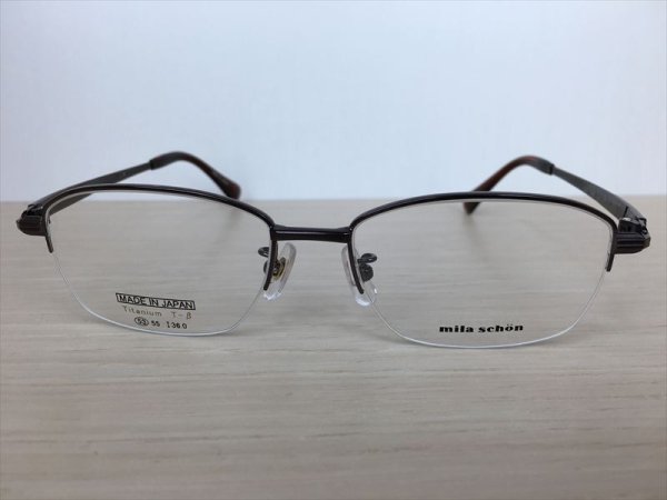 画像5: mila schön（ミラ・ショーン） メガネフレーム 中古 美品 (5)