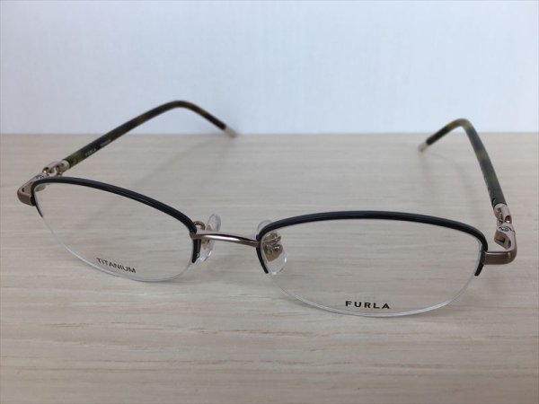 画像1: FURLA（フルラ） メガネフレーム 中古 美品 (1)