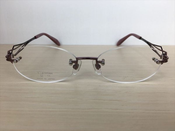 画像2: 美side(ビサイド） メガネフレーム ツーポイント 縁なし 新品 (訳あり品) (2)