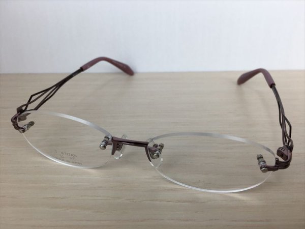 画像1: 美side(ビサイド） メガネフレーム ツーポイント 縁なし 新品 (訳あり品) (1)