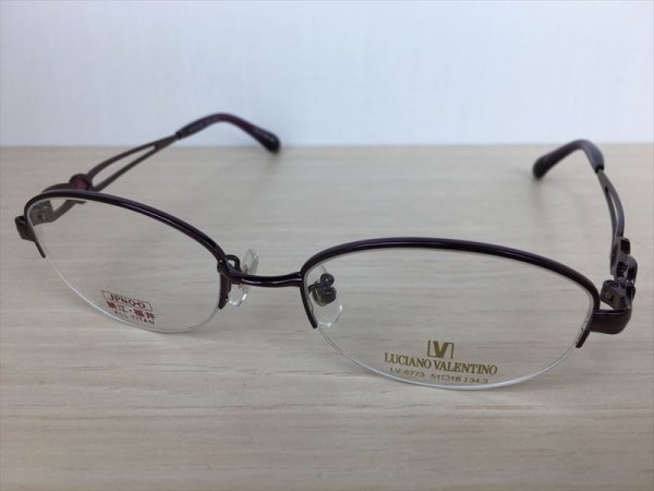 画像1: LUCIANO VALENTINO（ルチアノバレンチノ） メガネフレーム 新品 (1)