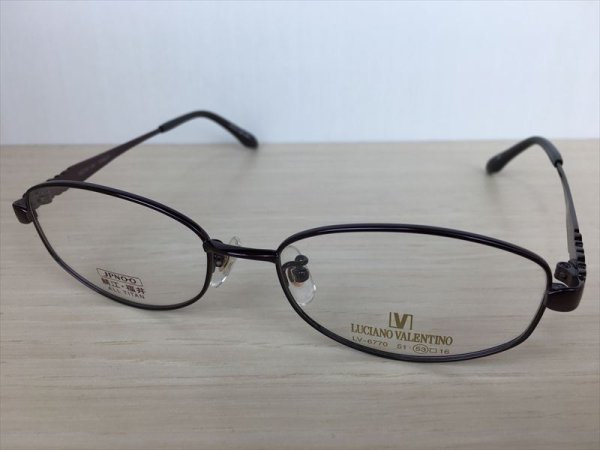画像1: LUCIANO VALENTINO（ルチアノバレンチノ） メガネフレーム 新品 (1)
