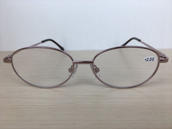 画像2: 既成老眼鏡（+2.00D） メガネフレーム 新品 (2)