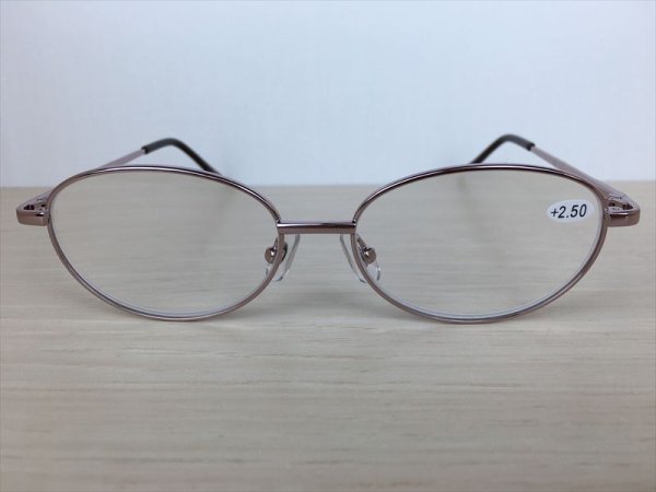 画像2: 既成老眼鏡（+2.50D） メガネフレーム 新品 (2)
