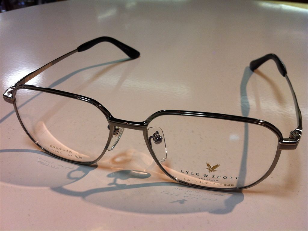 LYLE&SCOTT（ライルアンドスコット） 紳士用メガネフレーム 新品　56サイズ
